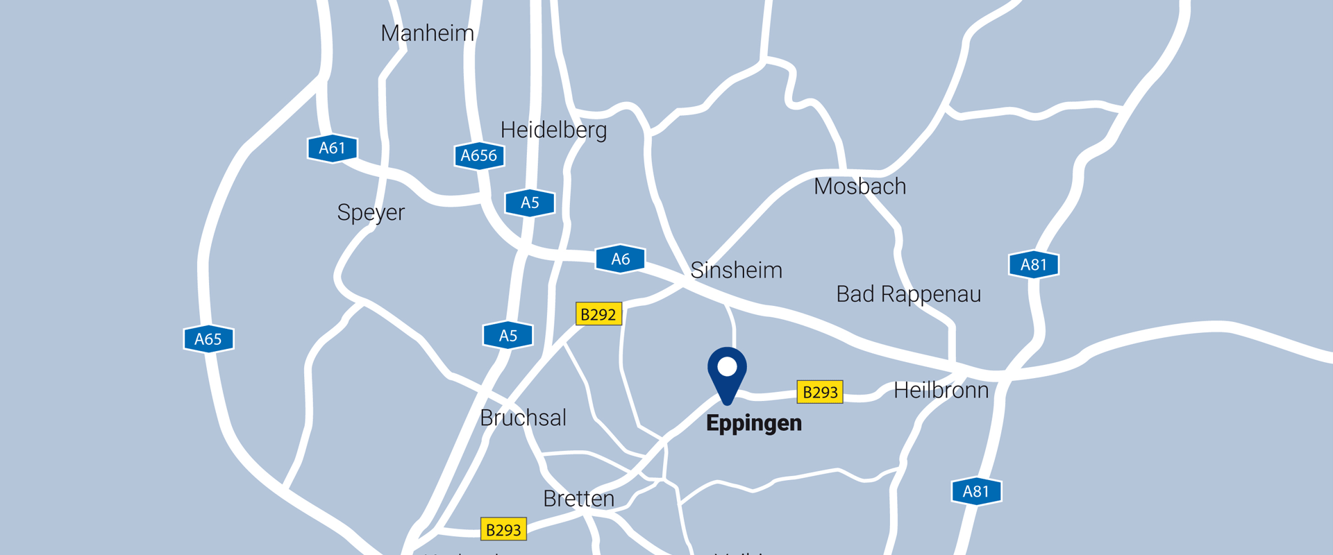 Anfahrtsskizze zu Kahraman Elektro in Eppingen